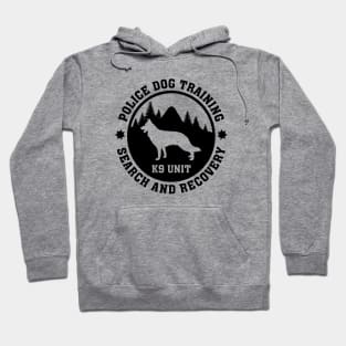 K9 Police Dog Training Hoodie